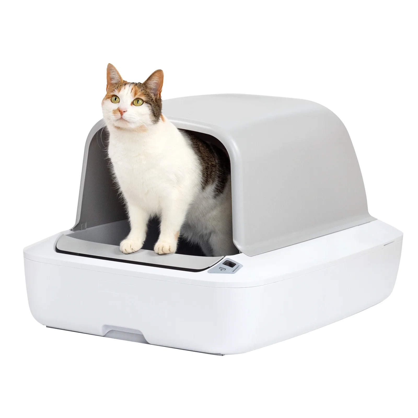 Image of Hooded Litter Box - ScoopFree® Crystal Pro Self-Cleaning