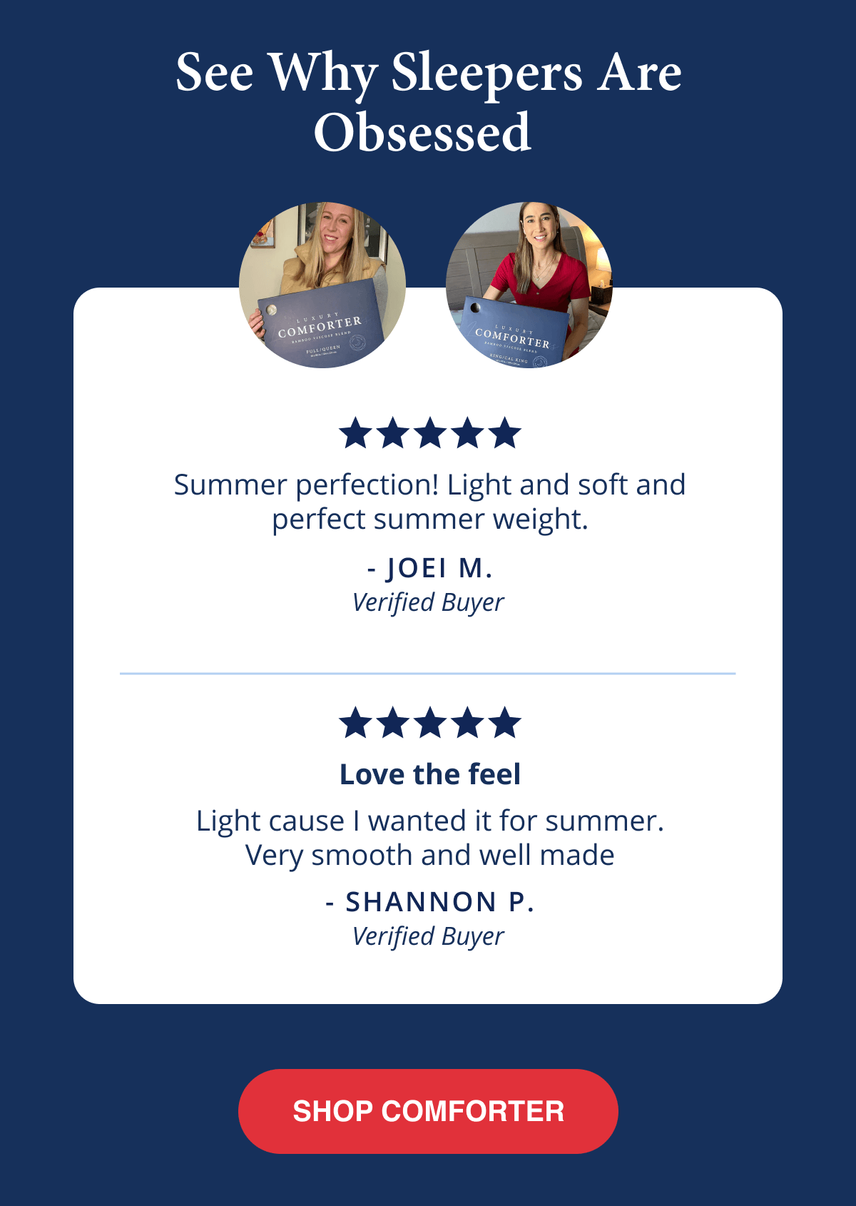 Summer perfection! Light and soft and perfect summer weight.  — Joei M