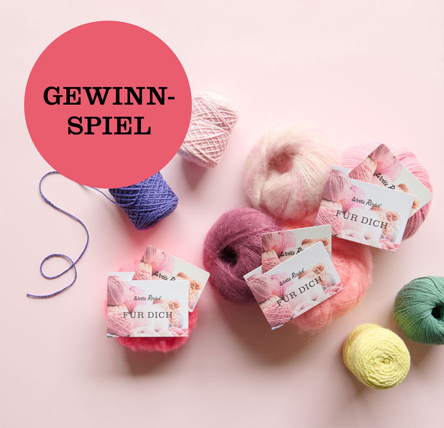 Jetzt an Gewinnspiel teilnehmen und mit etwas Glück eine von drei Wolle Rödel Geschenk-Karten gewinnen