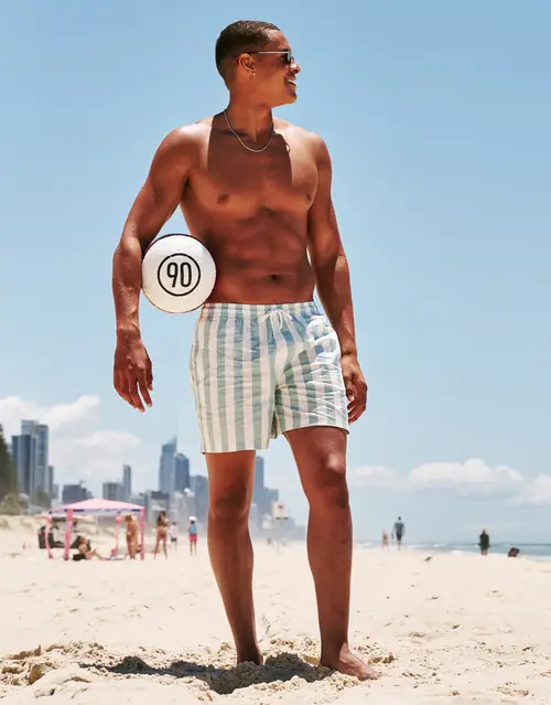 San Sebastian Striped Swim Shorts