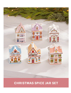 CHRISTMAS SPICE JAR SET