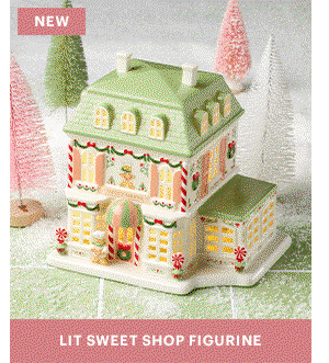LIT SWEET SHOP FIGURINE