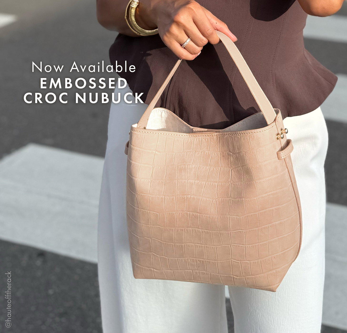 Now Available: Embossed Croc Nubuck