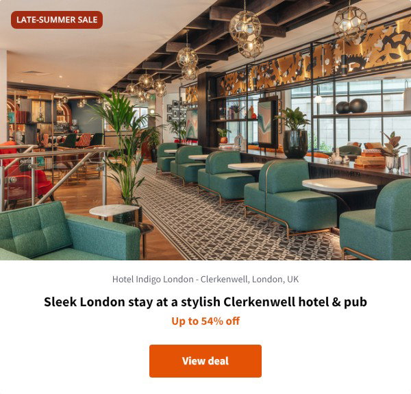 Sleek London stay at a stylish Clerkenwell hotel & pub