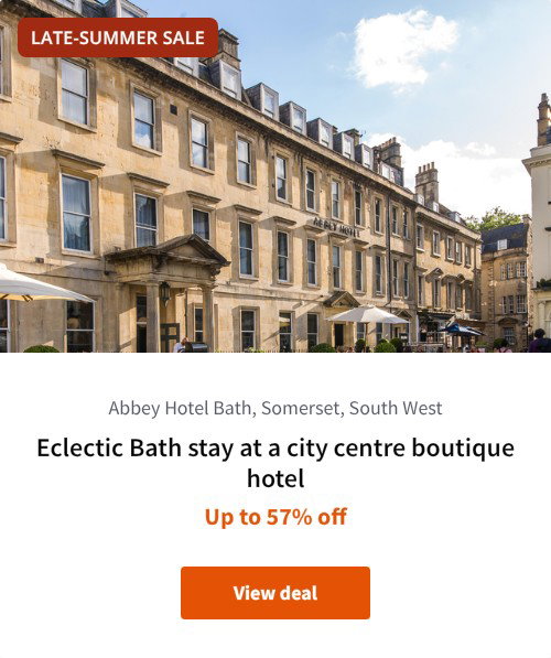 Eclectic Bath stay at a city centre boutique hotel
