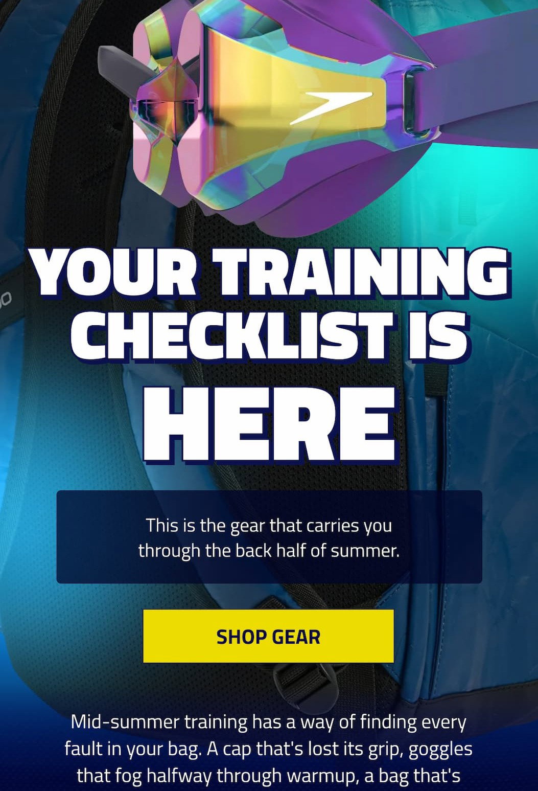 Your training checklist is here This is the gear that carries you through the back half of summer/ shop gear Mid-summer training has a way of…