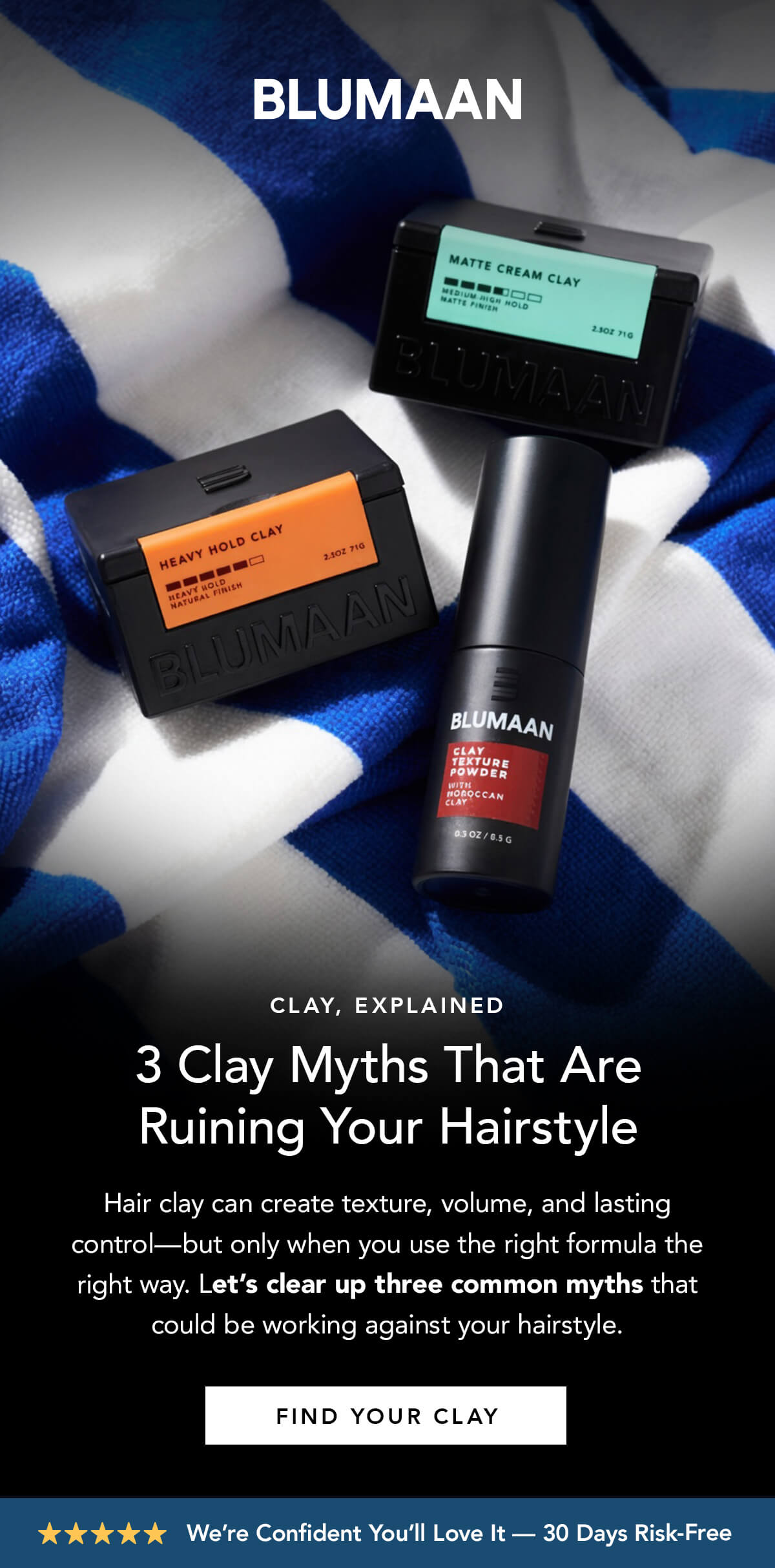 3 Clay Myths That Are Ruining Your Hairstyle