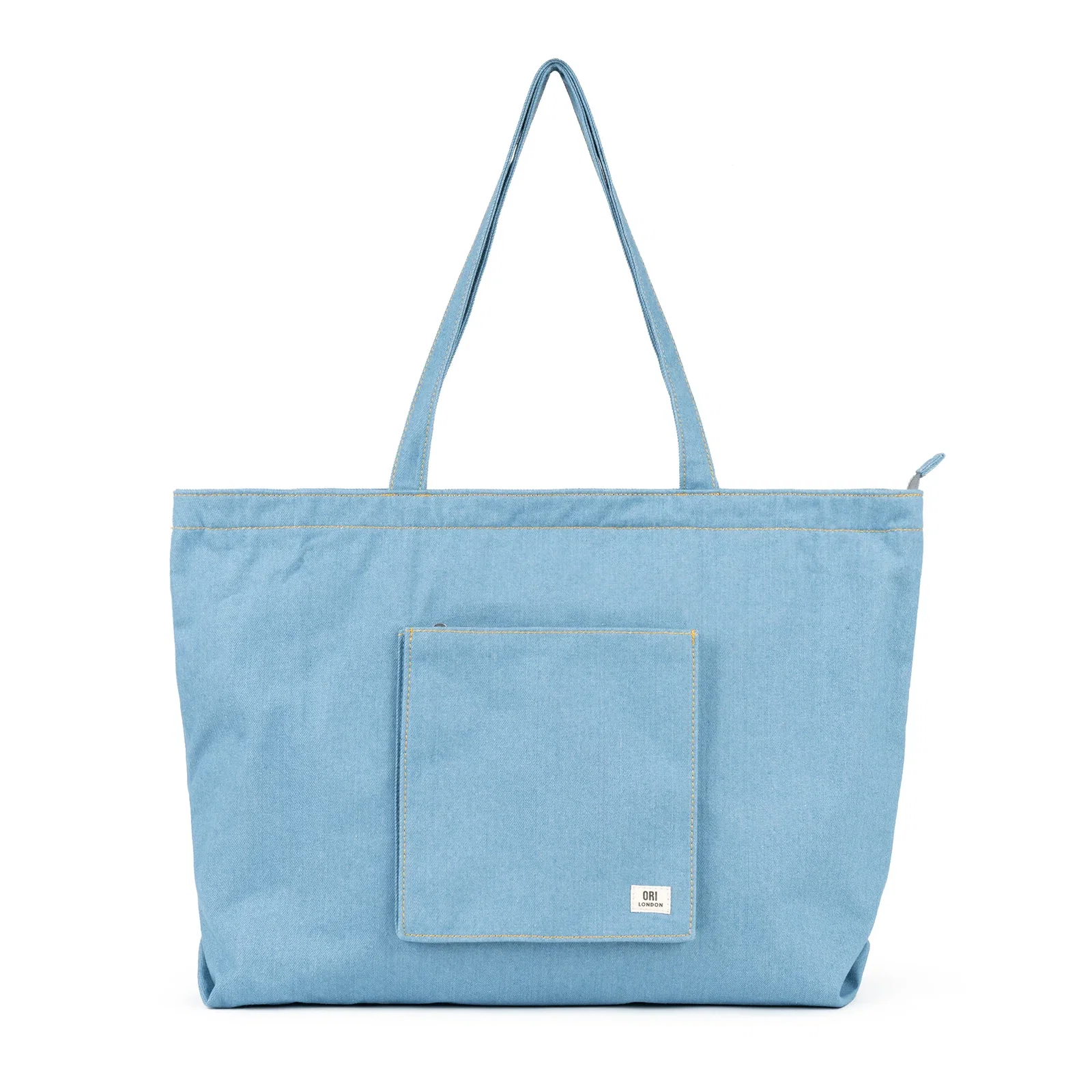 Image of Portobello Tote Bag in Light Wash Denim