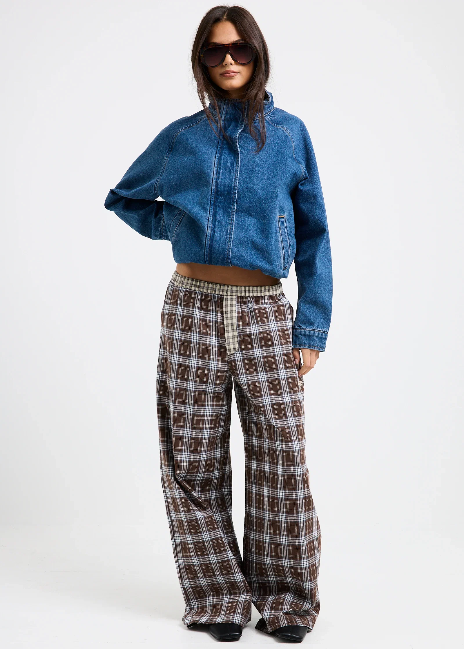 Image of Edith Check Pants