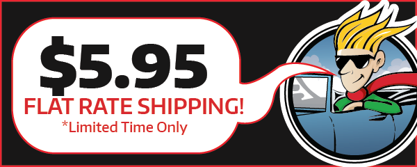 $5.95 Flat Rate Shipping On All Orders!