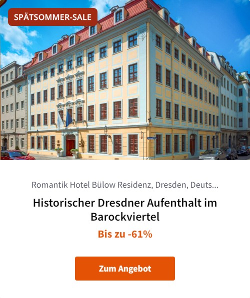 Historischer Dresdner Aufenthalt im Barockviertel