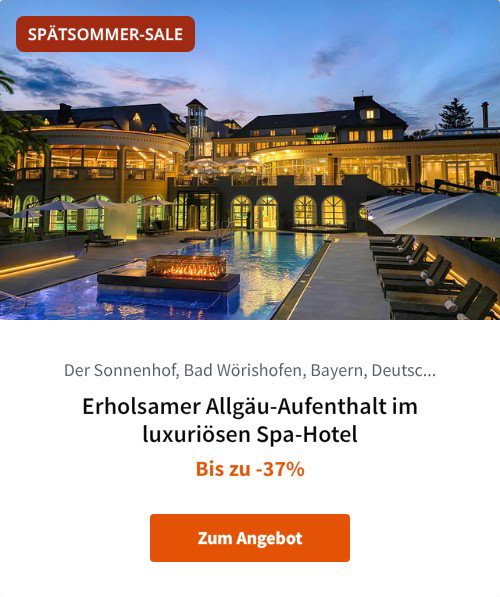 Erholsamer Allgäu-Aufenthalt im luxuriösen Spa-Hotel