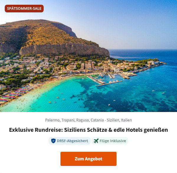 Exklusive Rundreise: Siziliens Schätze & edle Hotels genießen