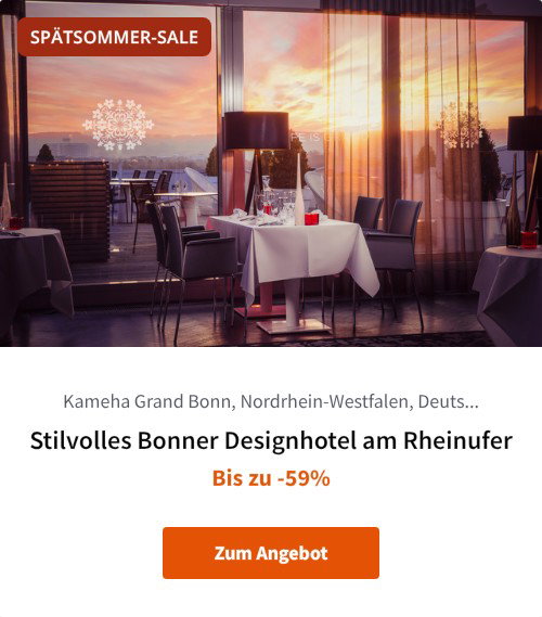Stilvolles Bonner Designhotel am Rheinufer