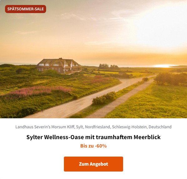 Sylter Wellness-Oase mit traumhaftem Meerblick
