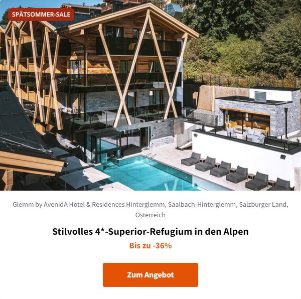 Stilvolles 4*-Superior-Refugium in den Alpen