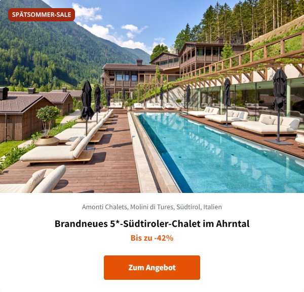 Brandneues 5*-Südtiroler-Chalet im Ahrntal