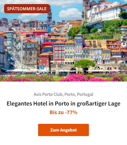 Elegantes Hotel in Porto in großartiger Lage