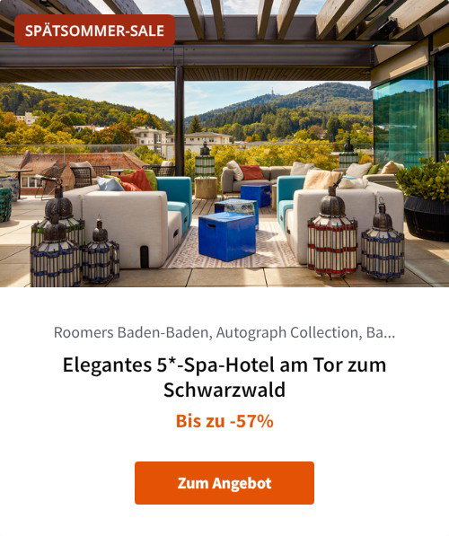 Elegantes 5*-Spa-Hotel am Tor zum Schwarzwald