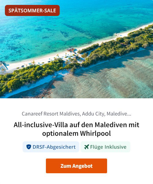 All-inclusive-Villa auf den Malediven mit optionalem Whirlpool