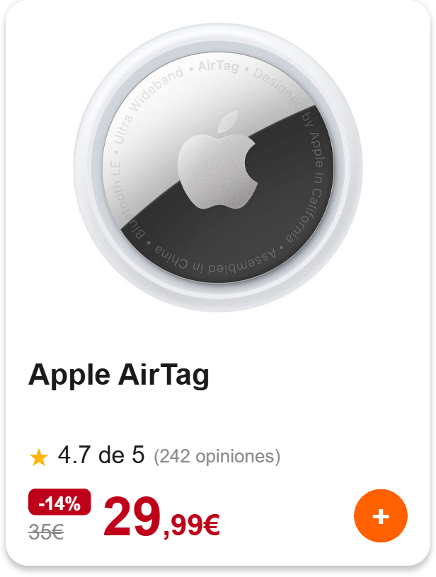 Apple AirTag localizador