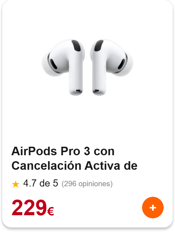Apple AirPods Pro 3 con cancelación de ruido