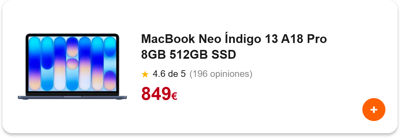 Apple MacBook Neo 13 pulgadas