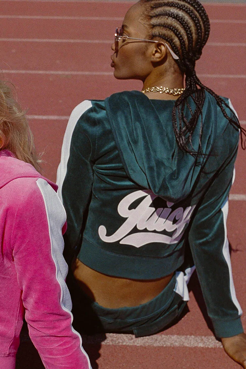 Image of Cotton Velour Hoodie