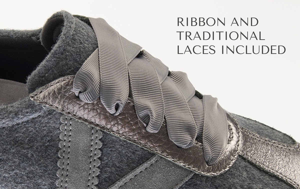 Ribbon And Traditional Laces Included