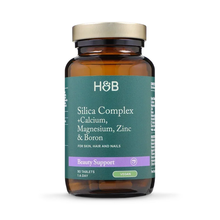 Holland and Barrett Complejo de Sílice con Magnesio Calcio Zinc y Boro 90 comprimidos