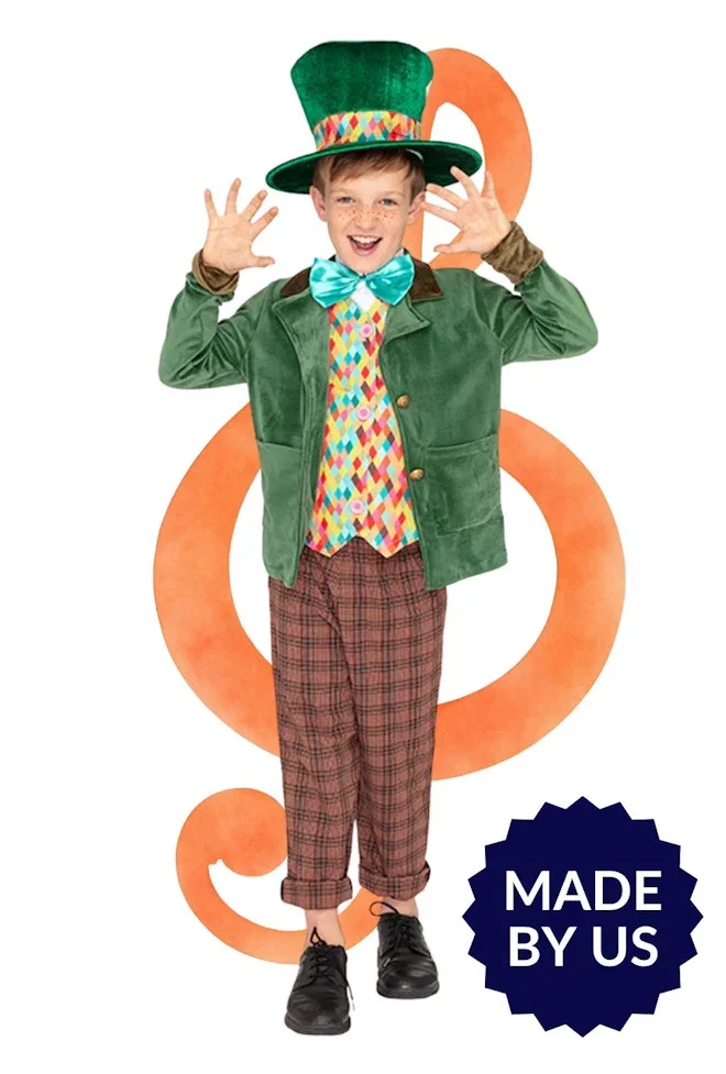 Maddest Hatter Deluxe Kids Book Week Costume
