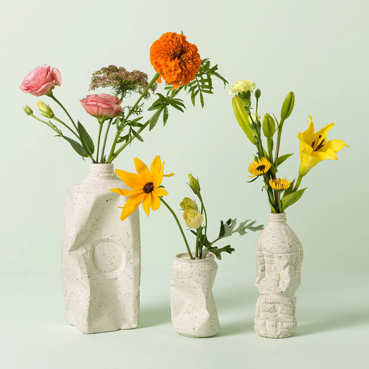 Terrazzo Concrete Garbage Vases