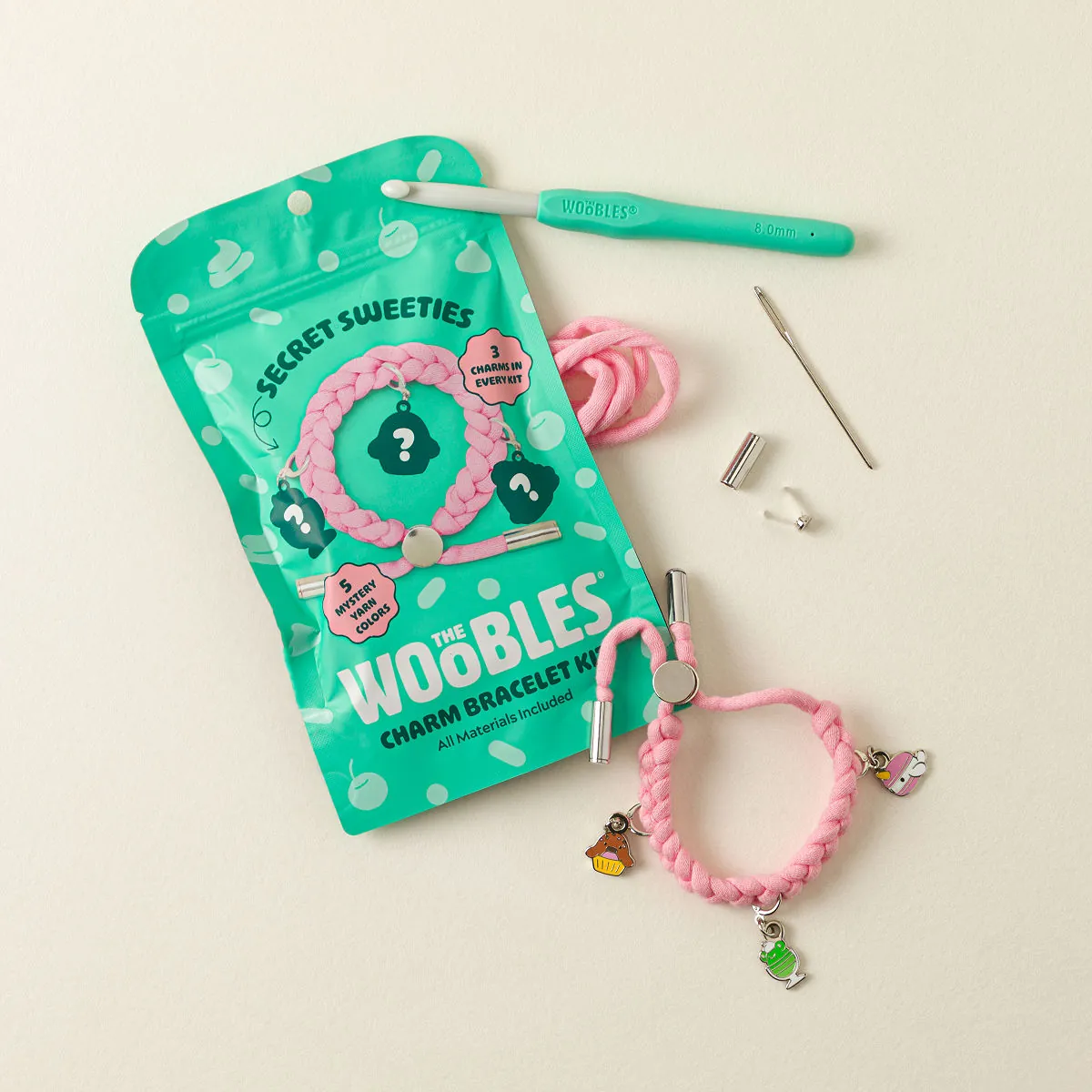 Surprise Blind Bag Crochet Charm Bracelet Kit