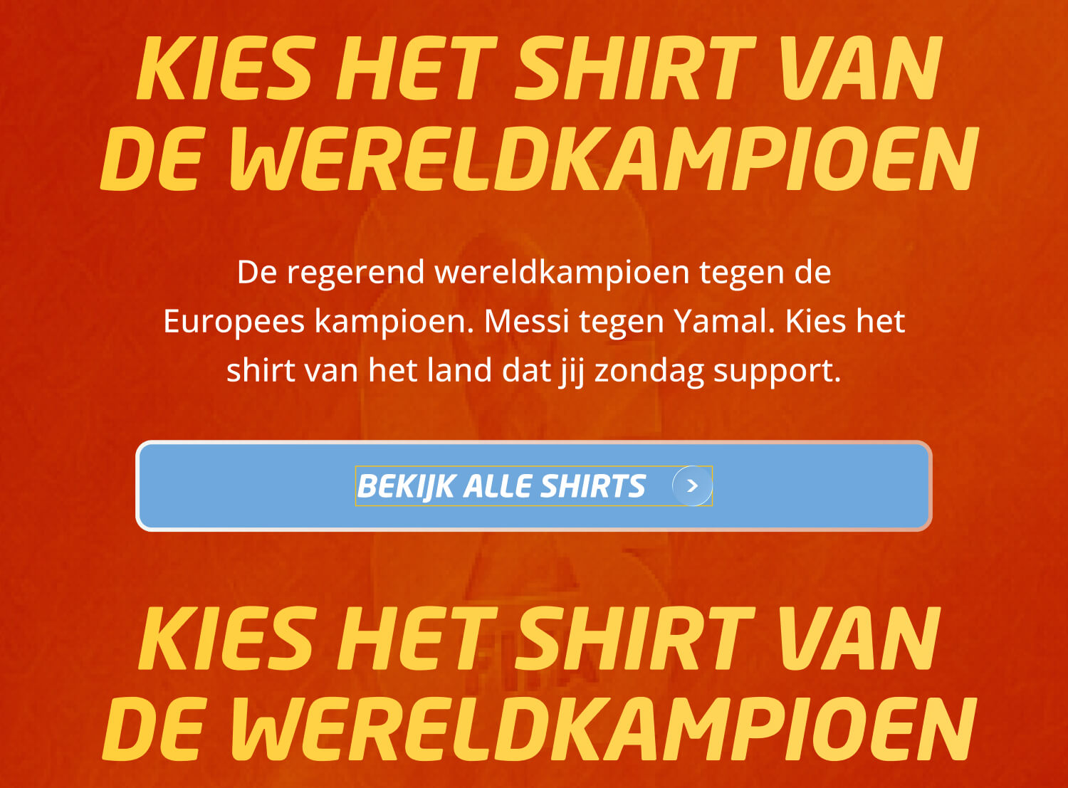 Kies het shirt van de wereldkampioen