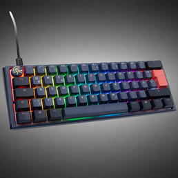 Ducky One 3 Cosmic Blue Mini Gaming Tastatur, RGB LED - MX-Ergo-Clear