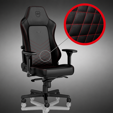 noblechairs HERO Gaming Stuhl - schwarz/rot