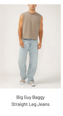 Big Guy Baggy Straight Leg Jeans