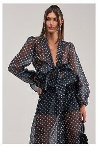 PRETTY GIRL POLKA DOT BLOUSE