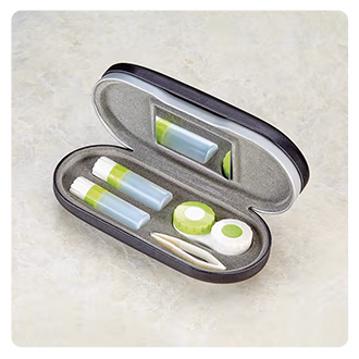 379411 Dual Eyeglass and Contact Lens Case