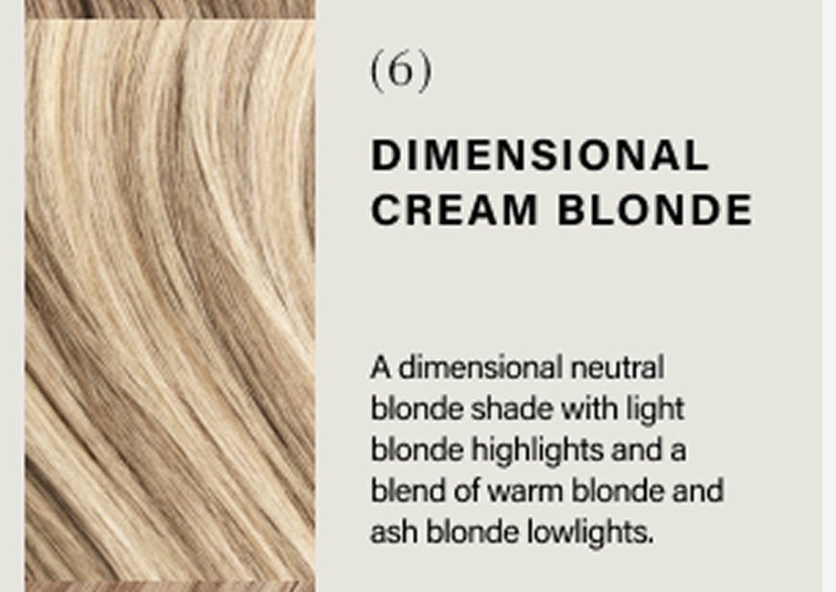 Dimensional cream blonde 