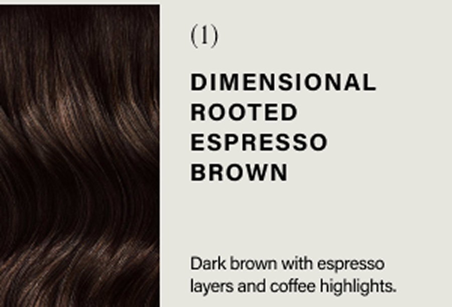 Dimensional rooted espresso brown 