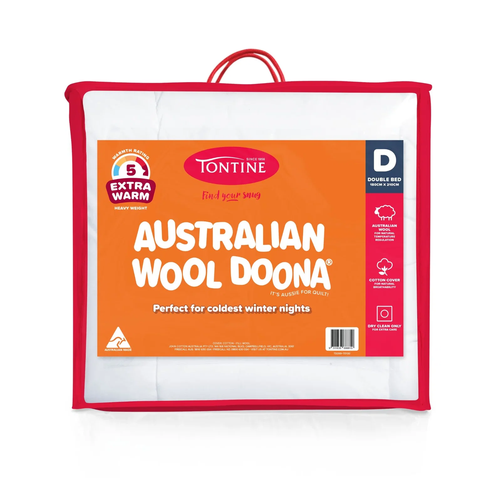Image of Australian Wool Extra Warm Quilt - Winter