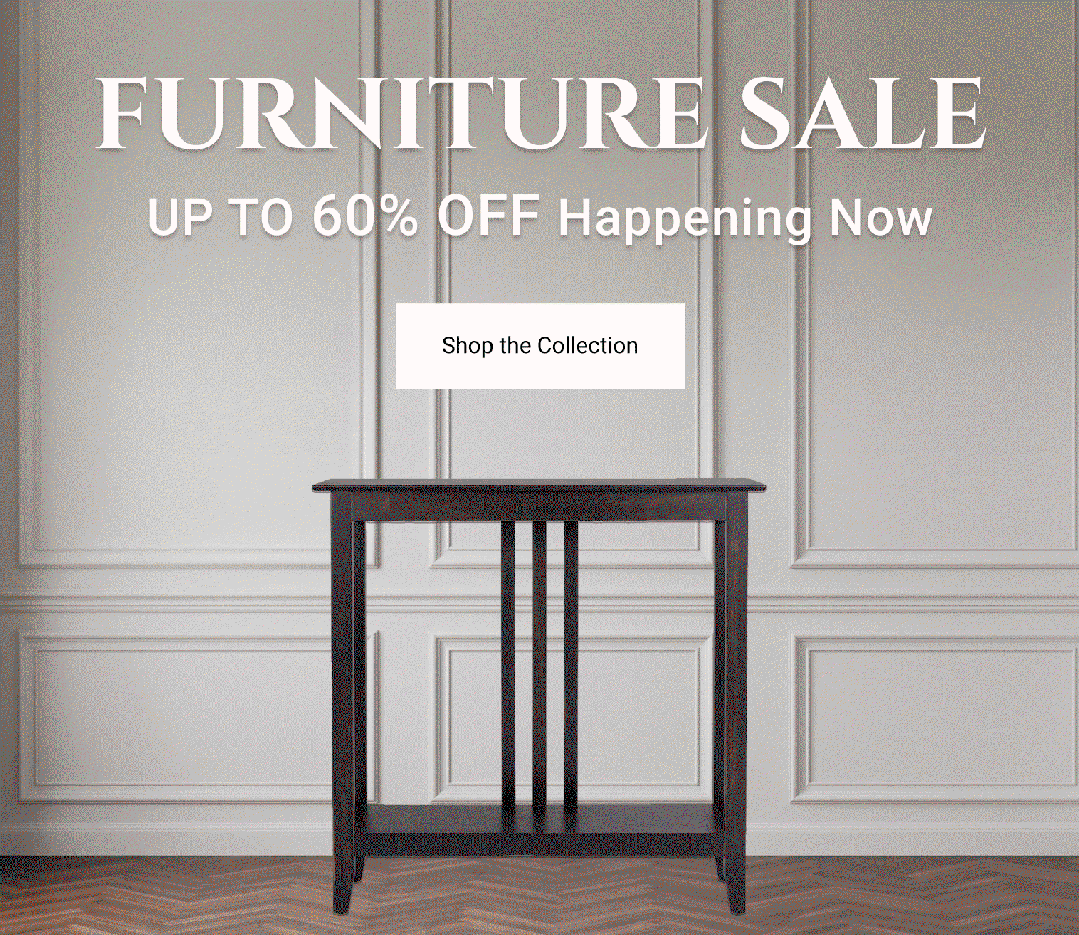 Furniture up to 60% off