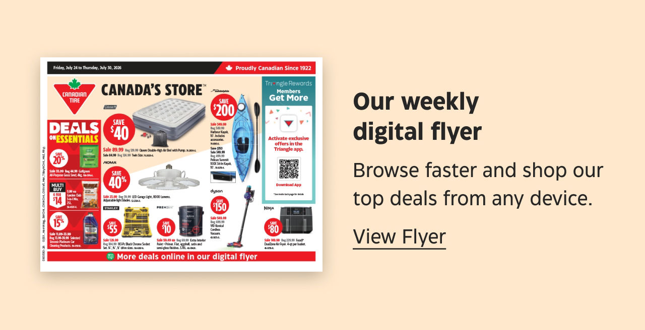 Our weekly digital flyer. Browse faster and shop our top deals from any device.