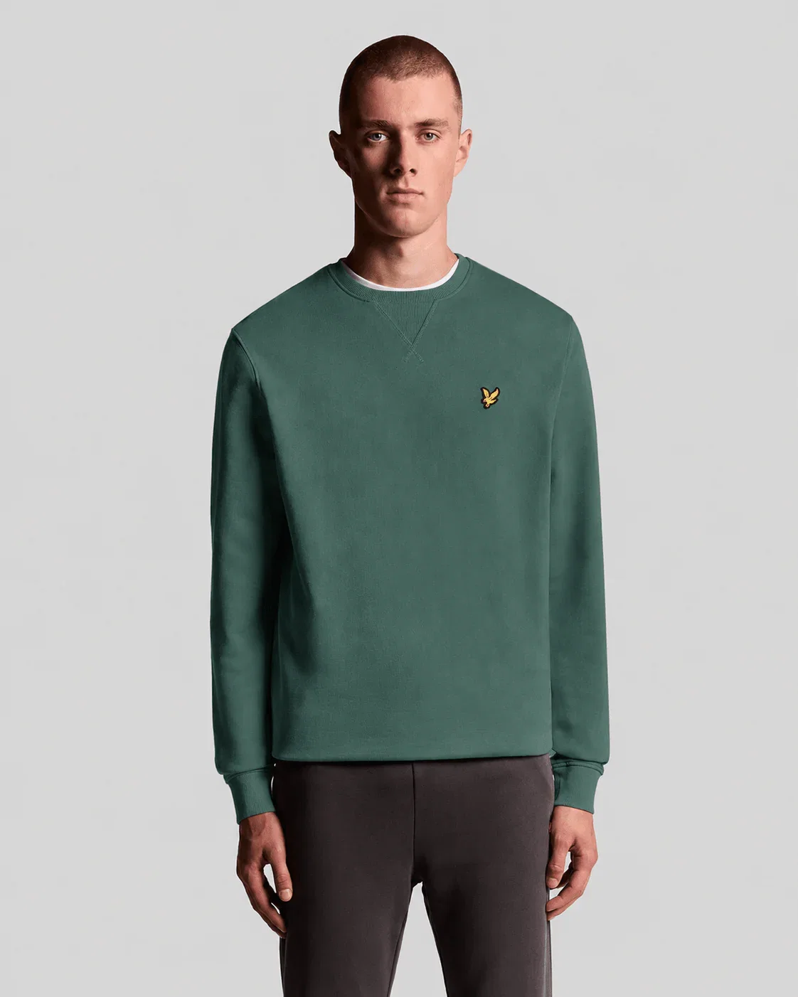 Image of Cotton Crew Neck Sweatshirt