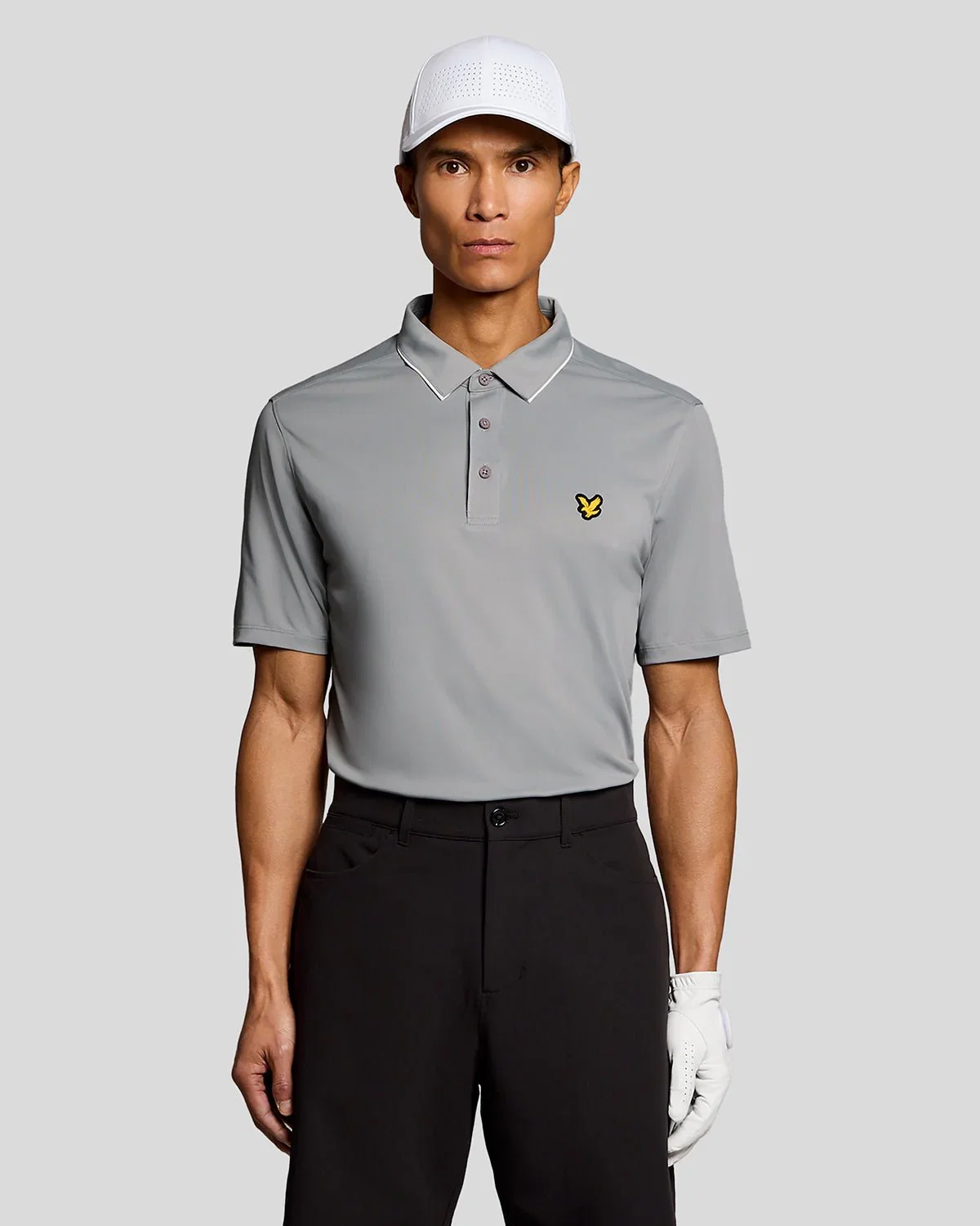Image of Contrast Collar Polo Shirt