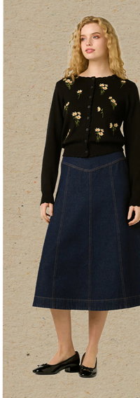 Daisy Embroidered Cardigan