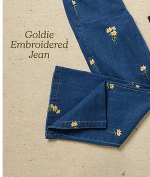 Goldie Embroidered Jean