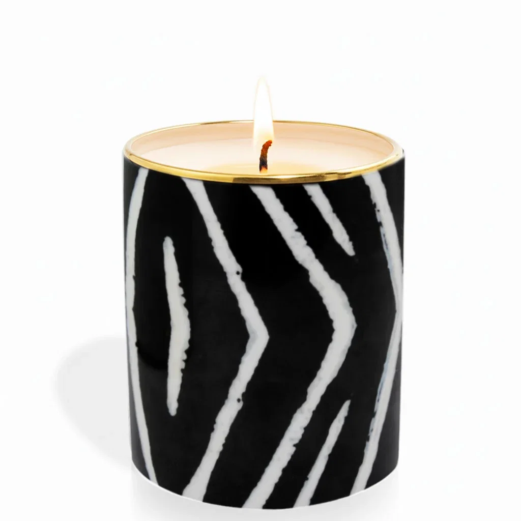 Image of Zebra Fine Bone China Candle – Jasmine