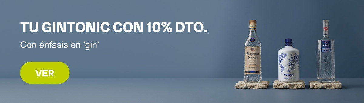 Tu gin-tonic con 10% dto.